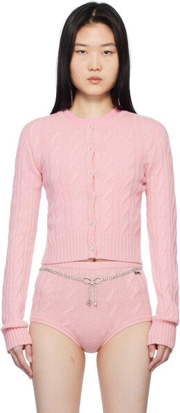 Blumarine: Розовый кардиган 