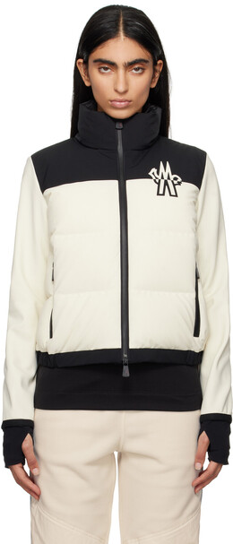 Moncler Grenoble: Белая куртка 