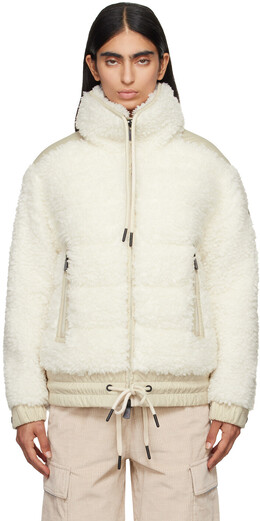 Moncler Grenoble: Белая куртка 
