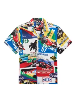 Polo Ralph Lauren: Рубашка с принтом 