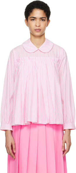 Comme Des Garçons Girl: Блуза в полоску 
