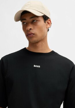BOSS: Чёрная футболка 