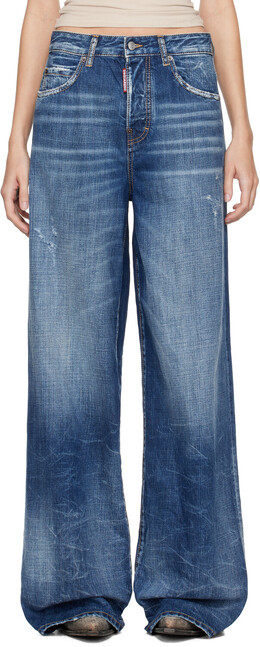 Dsquared2: Синие джинсы 