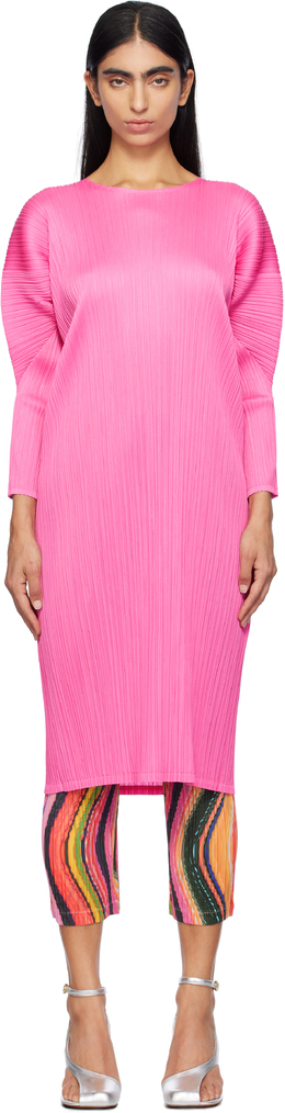 Pleats Please Issey Miyake: Платье миди 