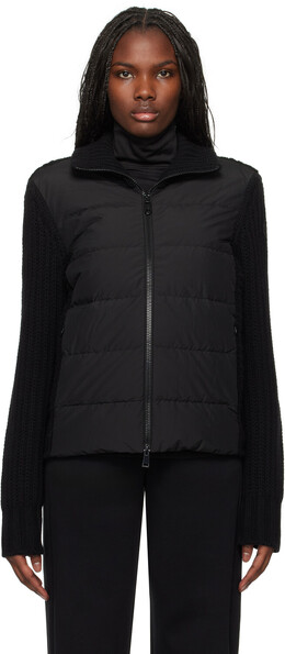 Moncler: Чёрная куртка 