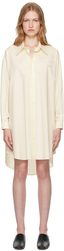 MM6 Maison Margiela: Платье-рубашка 