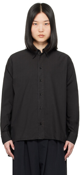 MM6 Maison Margiela: Чёрная рубашка 