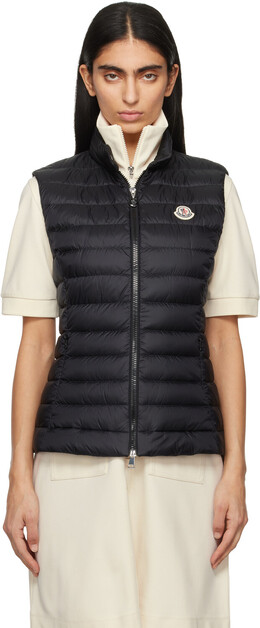 Moncler: Чёрный жилет 