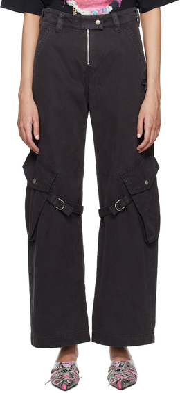 Acne Studios: Серые брюки 