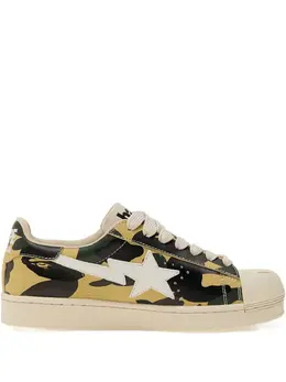 A BATHING APE®: Жёлтые кроссовки 