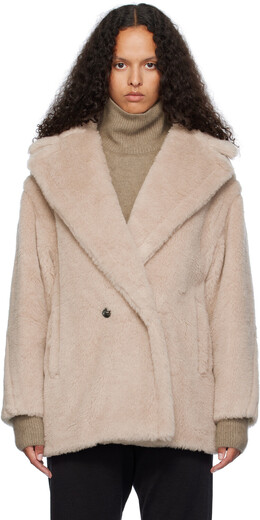 Max Mara: Бежевое пальто 