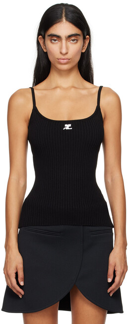 Courreges: Чёрный топ 