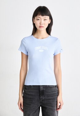 Tommy Jeans: Футболка с принтом 