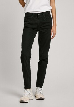 Pepe Jeans: Чёрные джинсы  Thelma