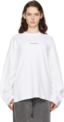 Acne Studios: Белая футболка 