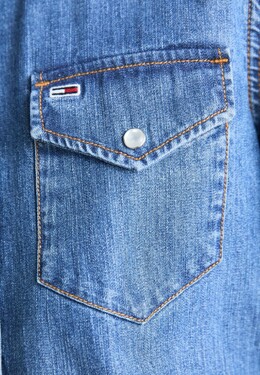 Tommy Jeans: Синее платье 