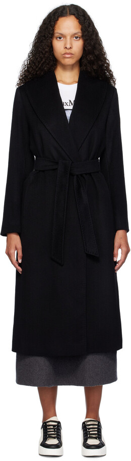Max Mara: Чёрное пальто 