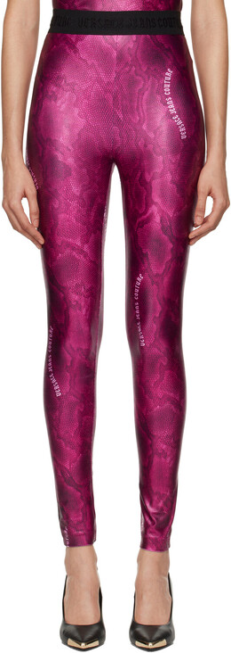 Versace Jeans Couture: Легинсы с принтом 