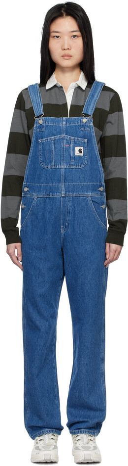 Carhartt Work In Progress: Джинсовый комбинезон 