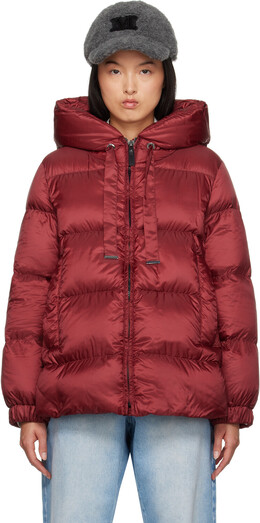 Max Mara: Красный пуховик 