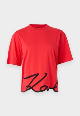 Karl Lagerfeld: Футболка  Signature с принтом