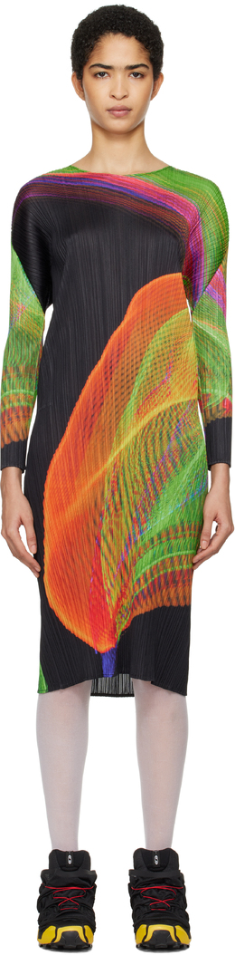 Pleats Please Issey Miyake: Платье миди 