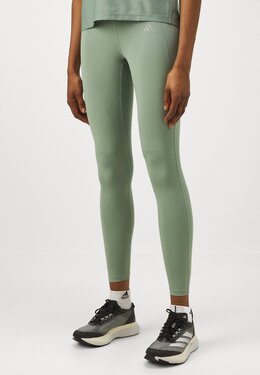 adidas Performance: Зелёные легинсы 