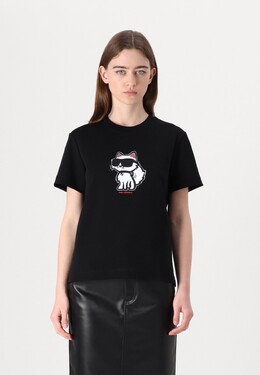 Karl Lagerfeld: Футболка  Choupette с принтом