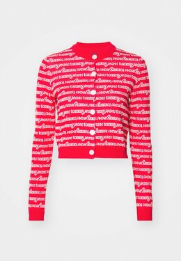 Tommy Jeans: Красный кардиган 