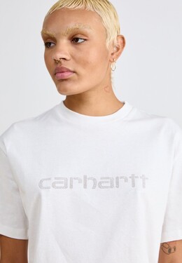 Carhartt WIP: Футболка  Script с принтом