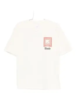 RHUDE: Футболка с принтом 