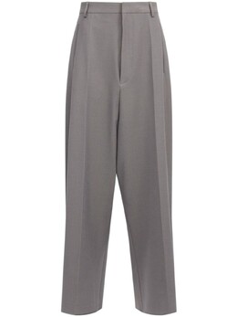 MM6 Maison Margiela: Серые брюки 
