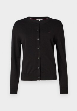 Tommy Hilfiger: Чёрный кардиган 