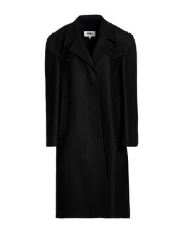MM6 Maison Margiela: Чёрное пальто 