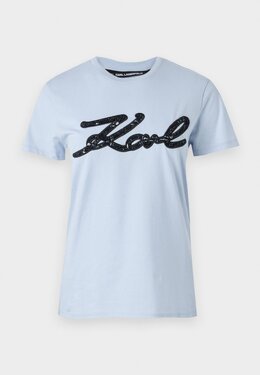 Karl Lagerfeld: Футболка  Signature с принтом