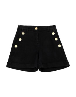 Balmain: Чёрные шорты 