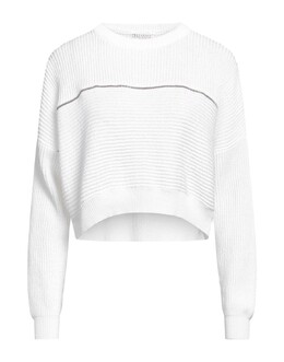 Brunello Cucinelli: Белый свитер 