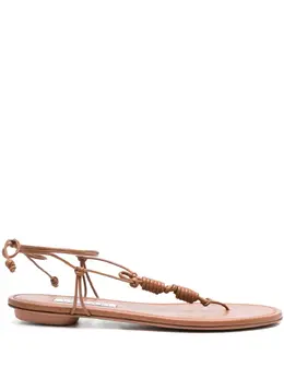 Aquazzura: Светлые сандалии 