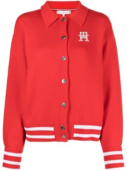 Tommy Hilfiger: Красный кардиган 