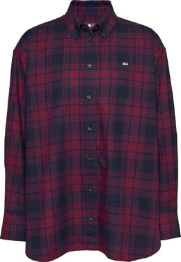 Tommy Hilfiger: Красная блуза  Tommy Jeans