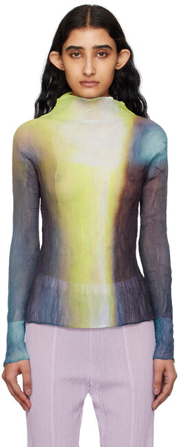 Issey Miyake: Синий свитер 