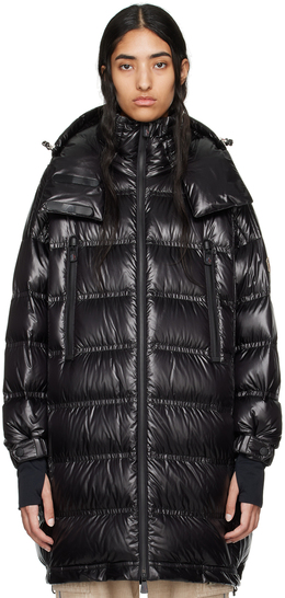 Moncler Grenoble: Чёрное пальто 