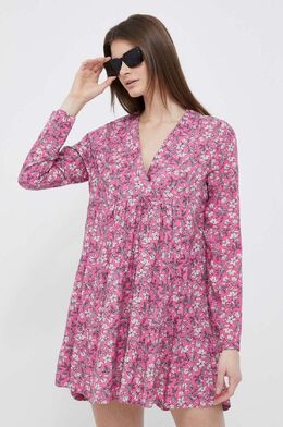 United Colors Of Benetton: Фиолетовое платье 