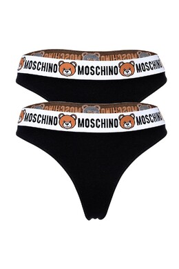 Moschino Underwear: Чёрные трусы 