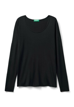 United Colors Of Benetton: Топ с длинным рукавом 