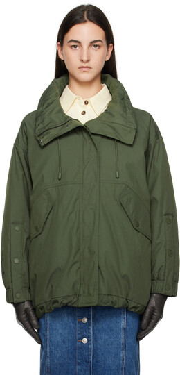 Weekend Max Mara: Пуховик цвета хаки 