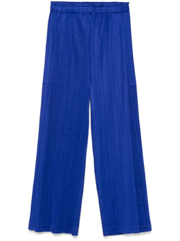 Pleats Please Issey Miyake: Светлые брюки 