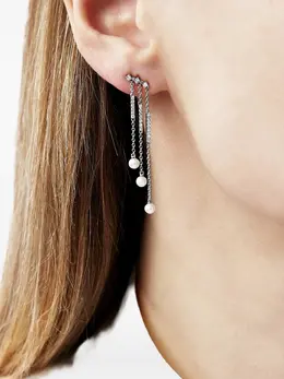 Yoko London: Серьги  Sleek Akoya