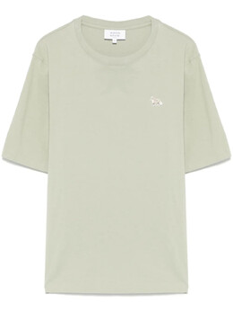 Maison Kitsuné: Зелёная футболка 