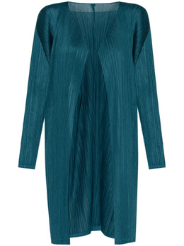 Pleats Please Issey Miyake: Зелёное пальто 
